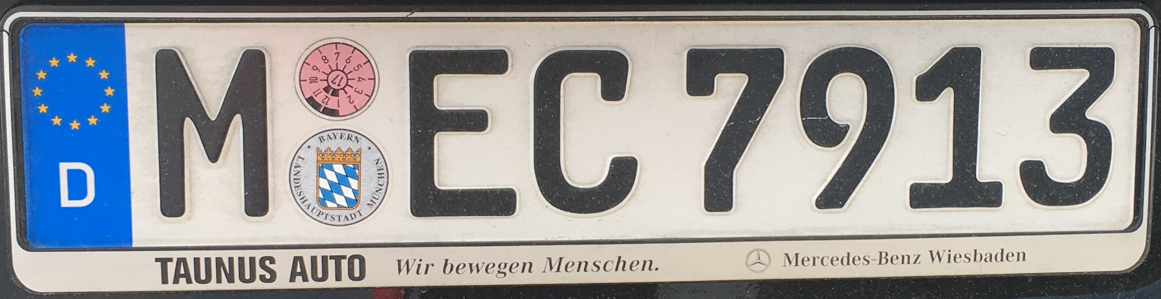Registrační značky Německo - M - München, foto: vlastní