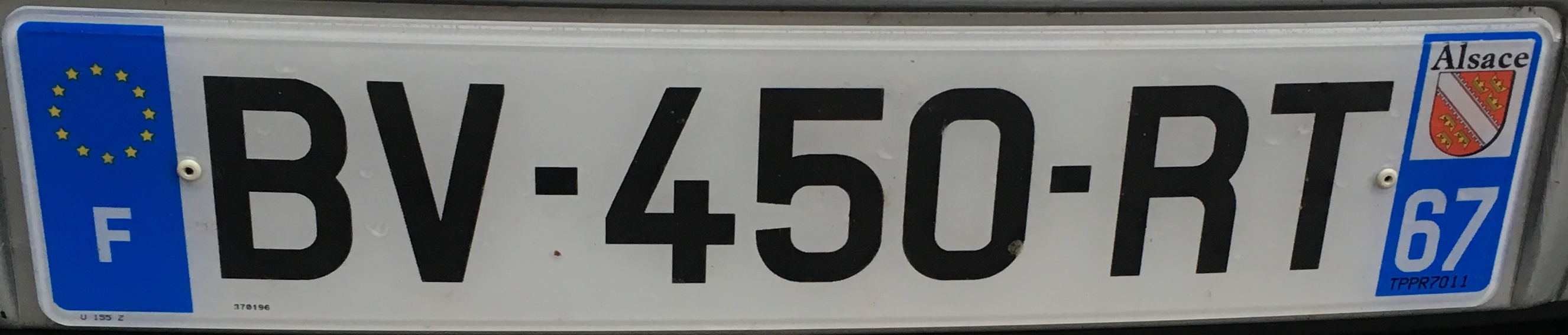 Francouzská registrační značka – 67 - Bas-Rhin, foto: www.podalnici.cz