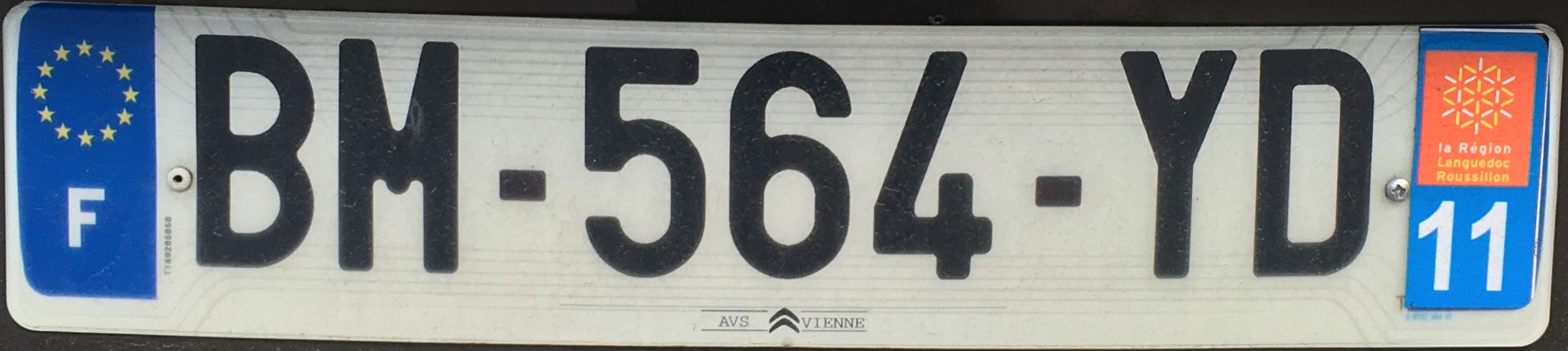 Francouzská registrační značka – 11 – Aude, foto: www.podalnici.cz