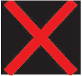 Zakázaný vjezd vozidel do jízdního pruhu