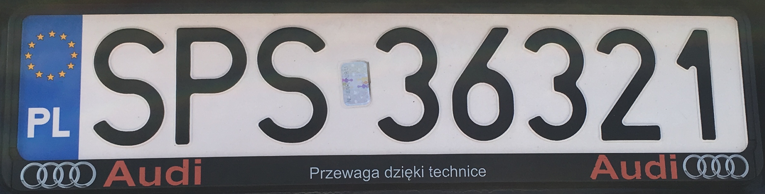 Registrační značka Polsko – SPS - Pszczyna, foto: www.podalnici.cz