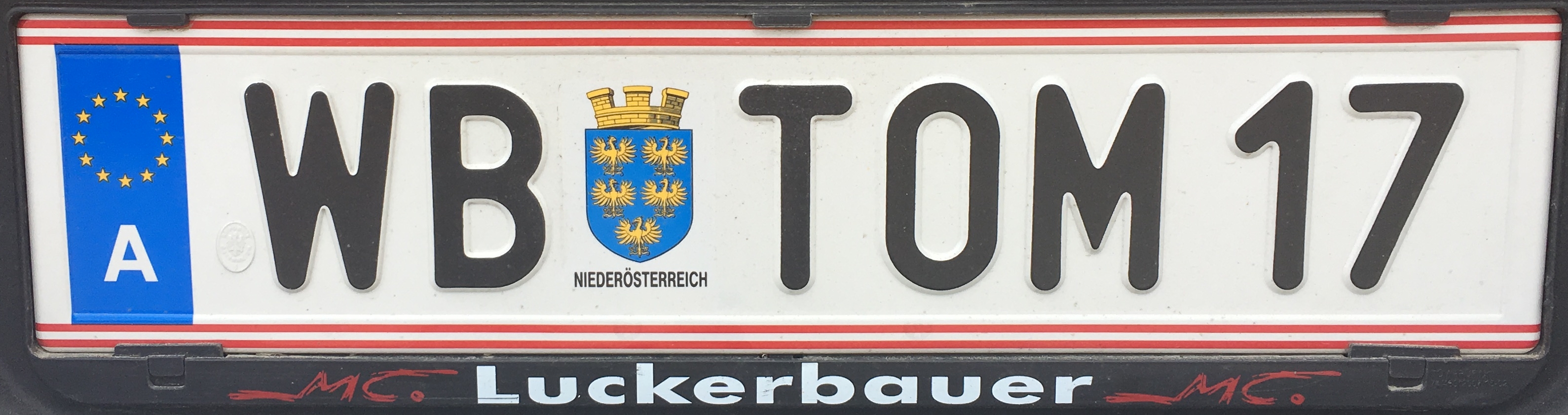 Registrační značka Rakousko - WB - Wiener Neustadt-venkov, foto: www.podalnici.cz