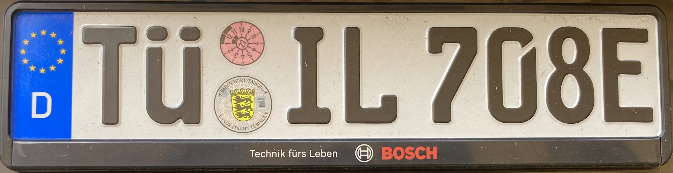 Registrační značka Německo – TÜ – Tübingen, foto: www.podalnici.cz
