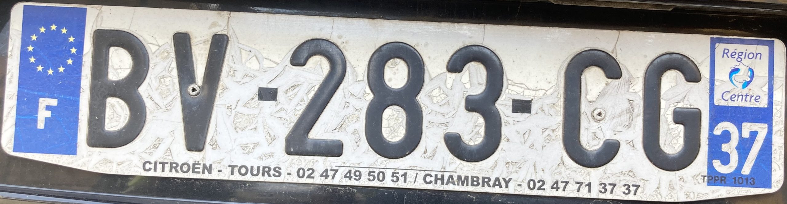 Francouzská registrační značka – 37 – Indre-et-Loire, foto: www.podalnici.cz