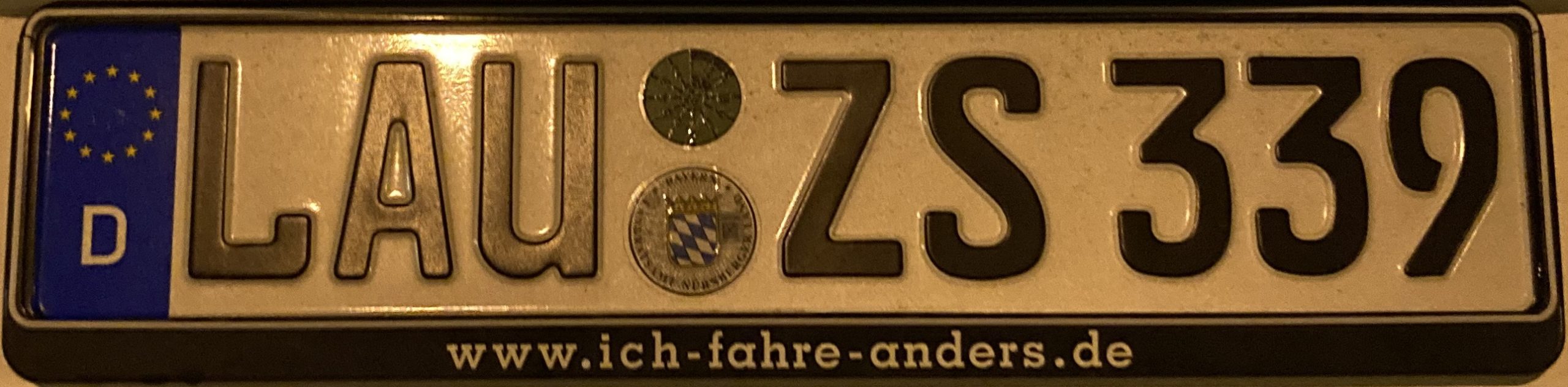 Registrační značky Německo - LAU - Nürnberger Land, foto: www.podalnici.cz
