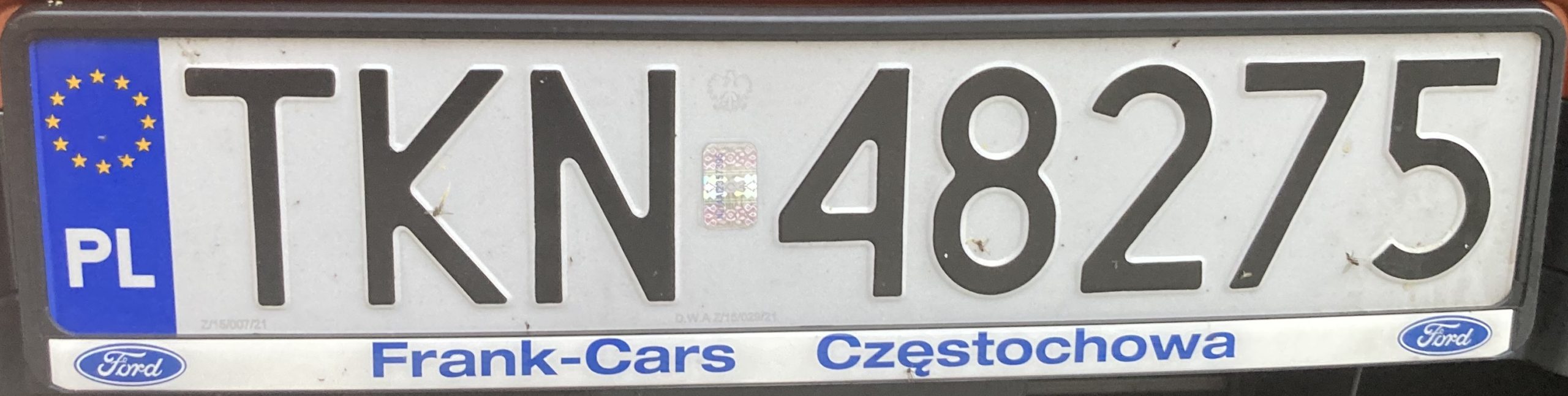 Registrační značka Polsko - TKN - Końskie, foto: www.podalnici.cz